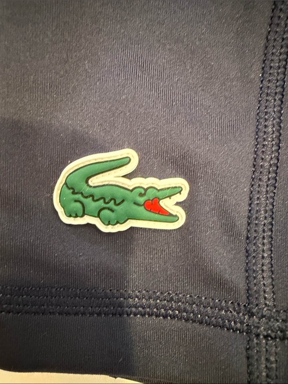 Lacoste Navy Athletic Shorts with Side Pockets - Picture 6 of 6